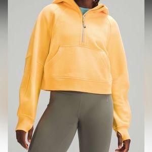 Lululemon Scuba Oversized Half-Zip Hoodie color: mango dream size: M/L